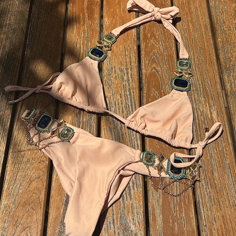 COPY - BEACH BUNNY RARE JASMINE BIKINI SET🩷💙